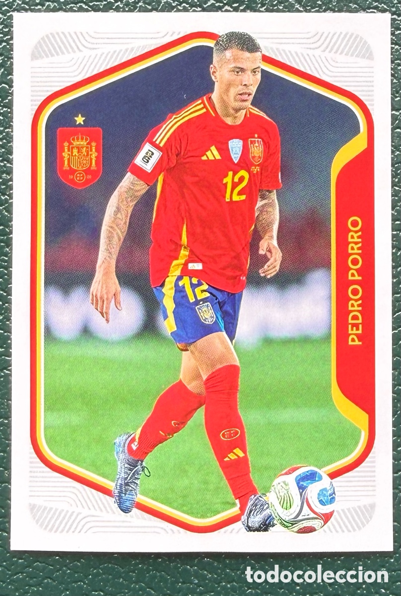 Cartes &agrave; collectionner de Football: 14 PEDRO PORRO COLECCI&Oacute;N OFICIAL DE LA SELECCI&Oacute;N ESPA&Ntilde;OLA 2026 CARREFOUR PANINI ESPA&Ntilde;A