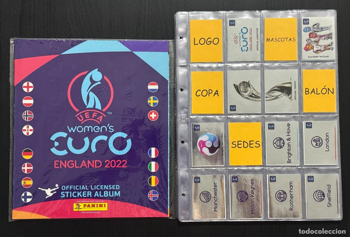 Cartes &agrave; collectionner de Football: COLECCION COMPLETA Y SIN PEGAR CROMOS NUEVOS DE SOBRE EURO FEMENINA INGLATERRA 2022 22 PANINI