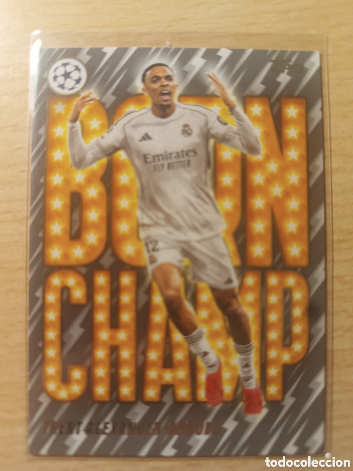 Cromos de Futebol: BC 5 TRENT ALEXANDER ARNOLD REAL MADRID BORN CHAMP TOPPS UCC FLAGSHIP 2025 2026 25 26