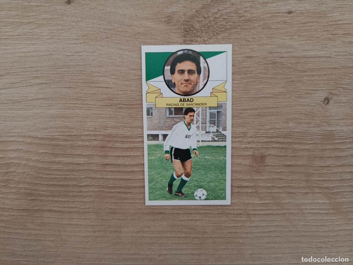 Cromos de F&uacute;tbol: CROMO DE FUTBOL LIGA ESTE ABAD RACING SANTANDER SIN PEGAR NUNCA PEGADO 85 86 1985 1986