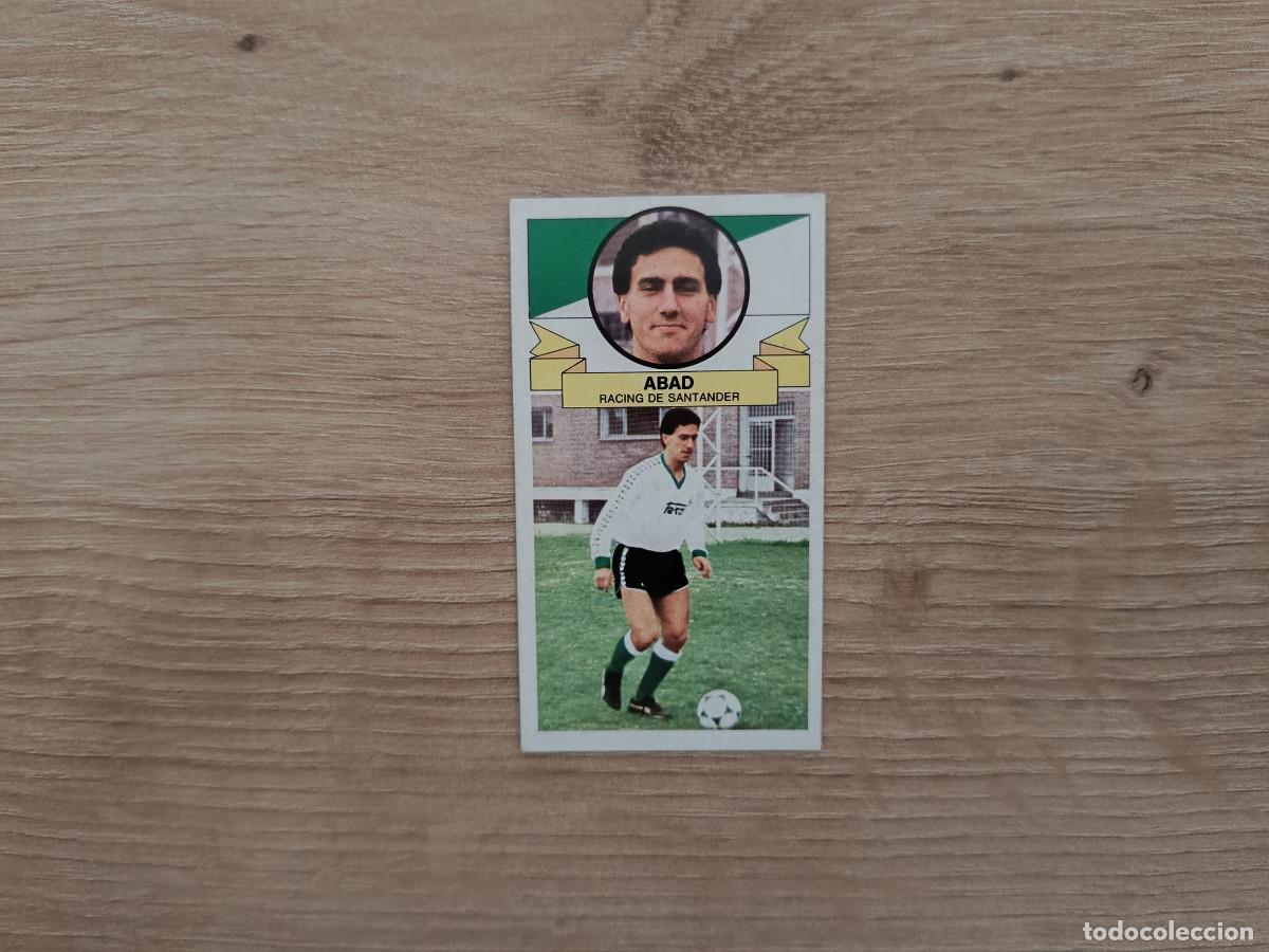 Cromos de F&uacute;tbol: CROMO DE FUTBOL LIGA ESTE ABAD RACING SANTANDER SIN PEGAR NUNCA PEGADO 85 86 1985 1986