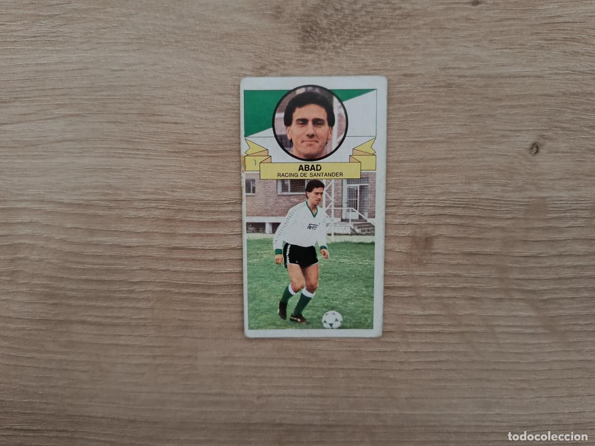 Cromos de F&uacute;tbol: CROMO DE FUTBOL LIGA ESTE ABAD RACING SANTANDER SIN PEGAR NUNCA PEGADO 85 86 1985 1986