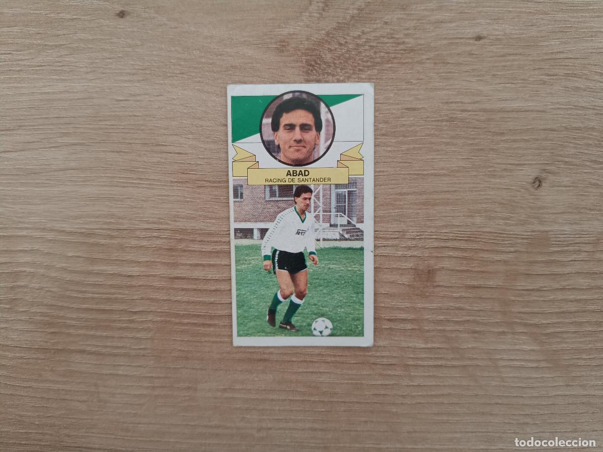 Cromos de F&uacute;tbol: CROMO DE FUTBOL LIGA ESTE ABAD RACING SANTANDER DESPEGADO LEER 85 86 1985 1986