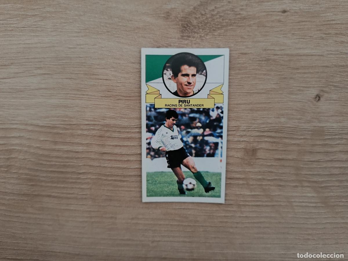 Cromos de F&uacute;tbol: CROMO DE FUTBOL LIGA ESTE PIRU RACING SANTANDER SIN PEGAR NUNCA PEGADO 85 86 1985 1986