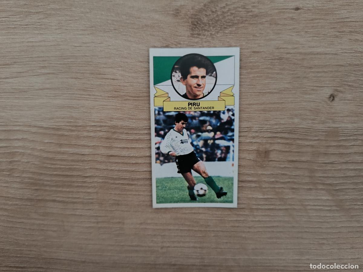 Cromos de F&uacute;tbol: CROMO DE FUTBOL LIGA ESTE PIRU RACING SANTANDER SIN PEGAR NUNCA PEGADO 85 86 1985 1986