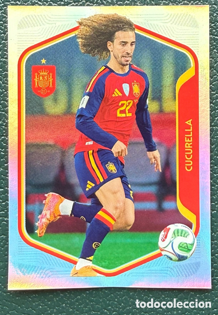 Cartes &agrave; collectionner de Football: 28 CUCURELLA COLECCI&Oacute;N OFICIAL DE LA SELECCI&Oacute;N ESPA&Ntilde;OLA 2026 CARREFOUR PANINI ESPA&Ntilde;A