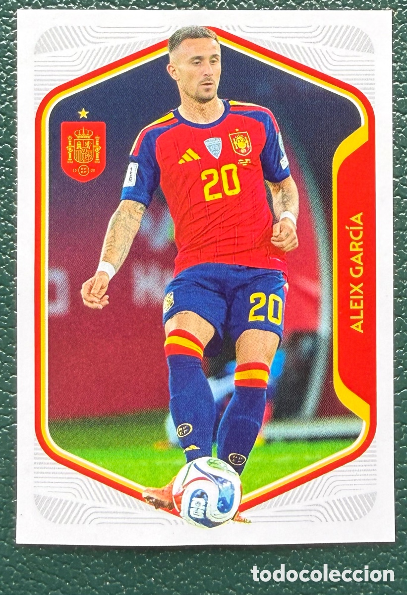 Cartes &agrave; collectionner de Football: 30 ALEIX GARCIA COLECCI&Oacute;N OFICIAL DE LA SELECCI&Oacute;N ESPA&Ntilde;OLA 2026 CARREFOUR PANINI ESPA&Ntilde;A