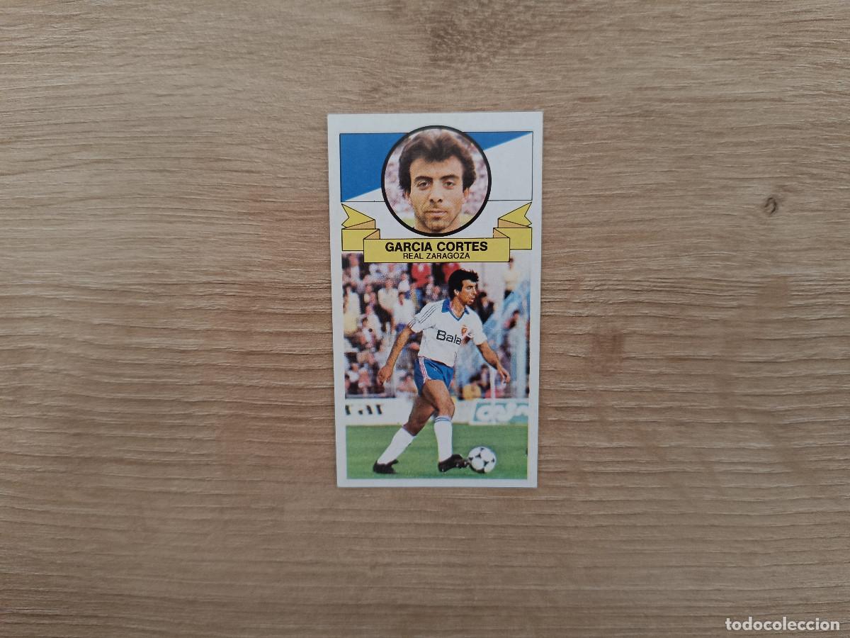 Cromos de F&uacute;tbol: CROMO DE FUTBOL LIGA ESTE GARCIA CORTES ZARAGOZA SIN PEGAR NUNCA PEGADO 85 86 1985 1986