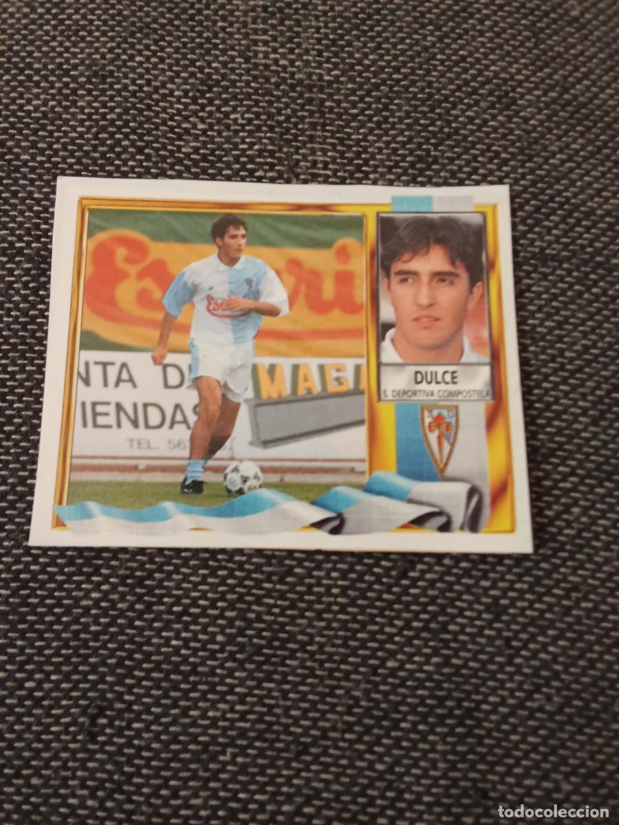 Cromos de F&uacute;tbol: &Uacute;ltimos fichajes 18 dulce compostela liga este 95-96 recortado