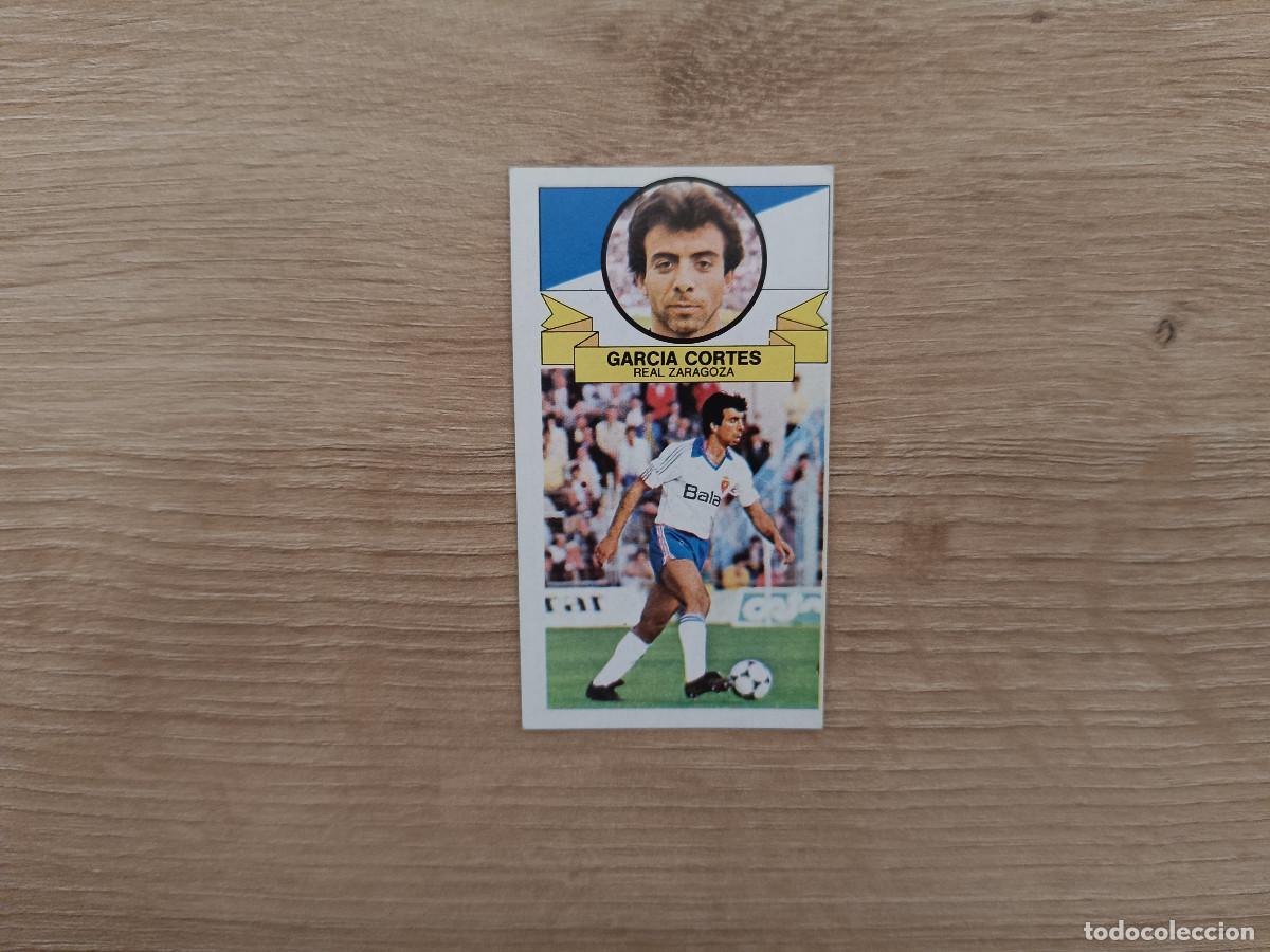 Cromos de F&uacute;tbol: CROMO DE FUTBOL LIGA ESTE GARCIA CORTES ZARAGOZA SIN PEGAR NUNCA PEGADO 85 86 1985 1986