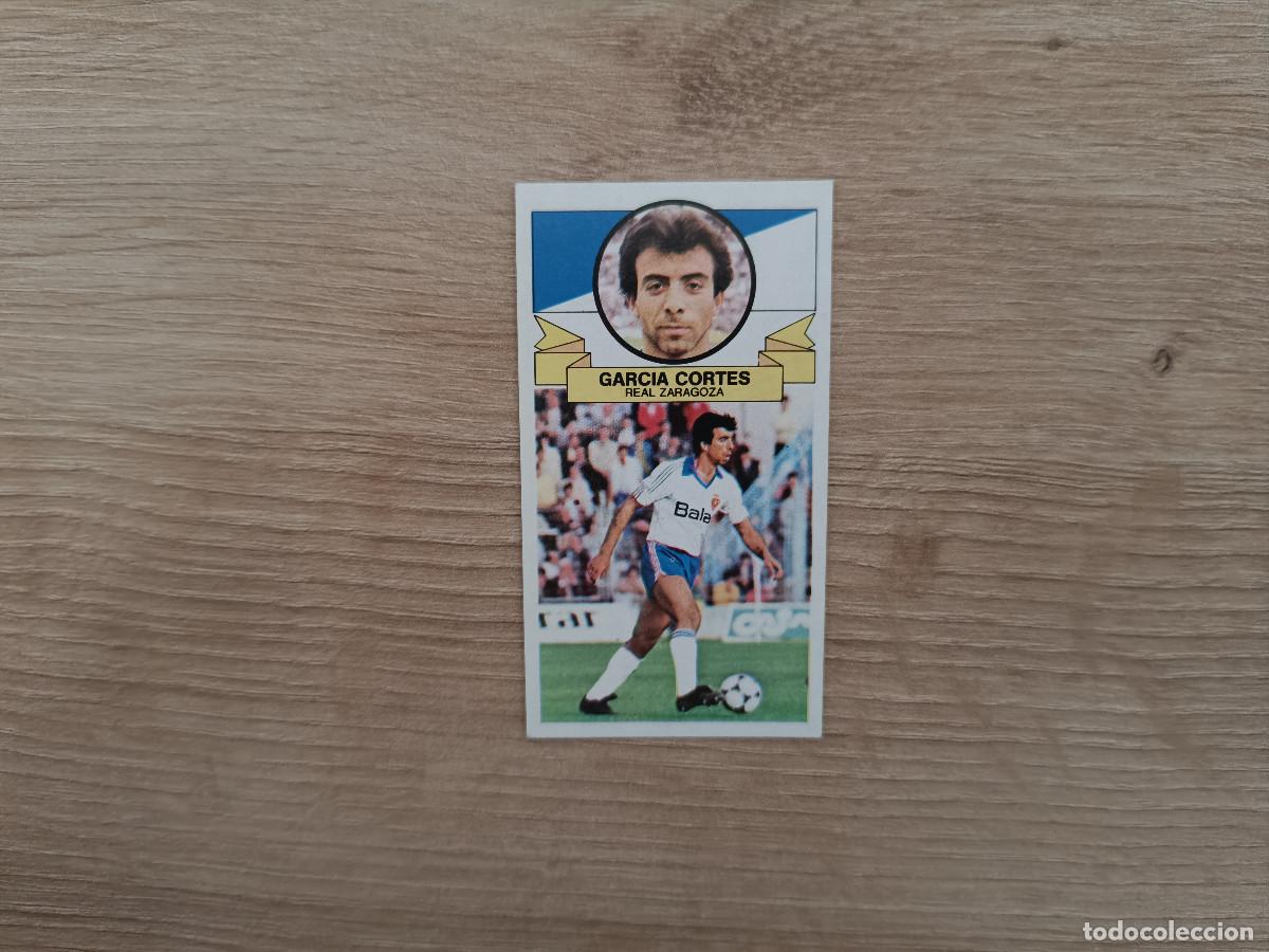 Cromos de F&uacute;tbol: CROMO DE FUTBOL LIGA ESTE GARCIA CORTES ZARAGOZA SIN PEGAR NUNCA PEGADO 85 86 1985 1986