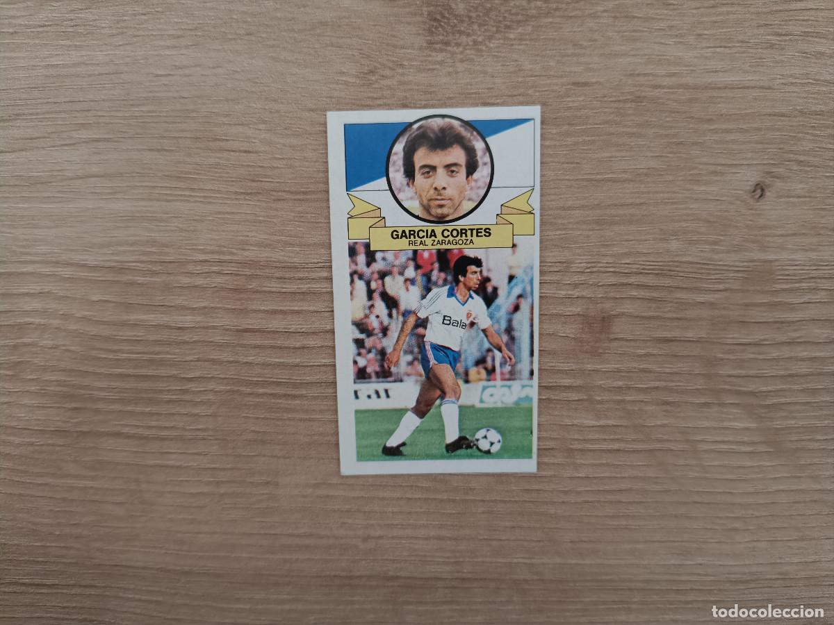 Cromos de F&uacute;tbol: CROMO DE FUTBOL LIGA ESTE GARCIA CORTES ZARAGOZA SIN PEGAR NUNCA PEGADO 85 86 1985 1986
