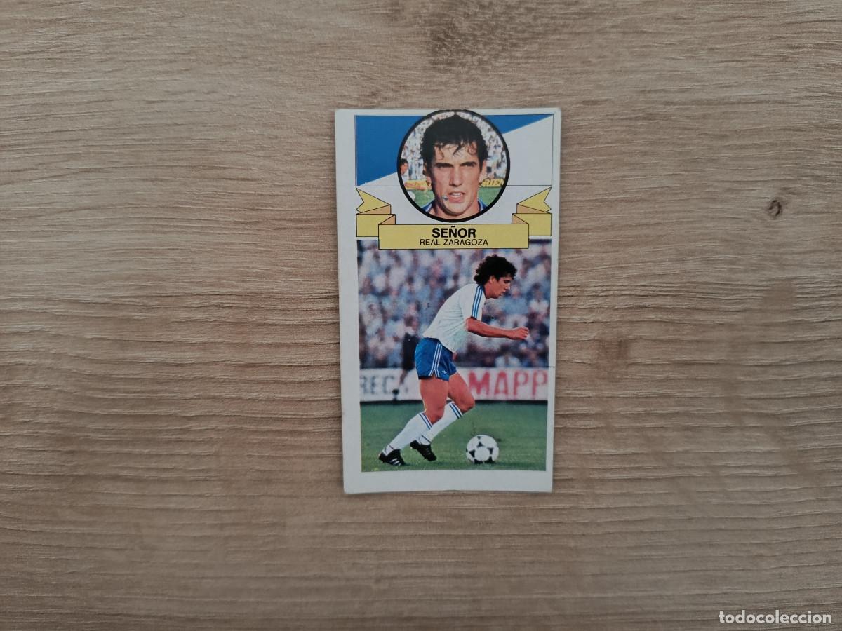 Cromos de F&uacute;tbol: CROMO DE FUTBOL LIGA ESTE SE&Ntilde;OR ZARAGOZA SIN PEGAR NUNCA PEGADO 85 86 1985 1986