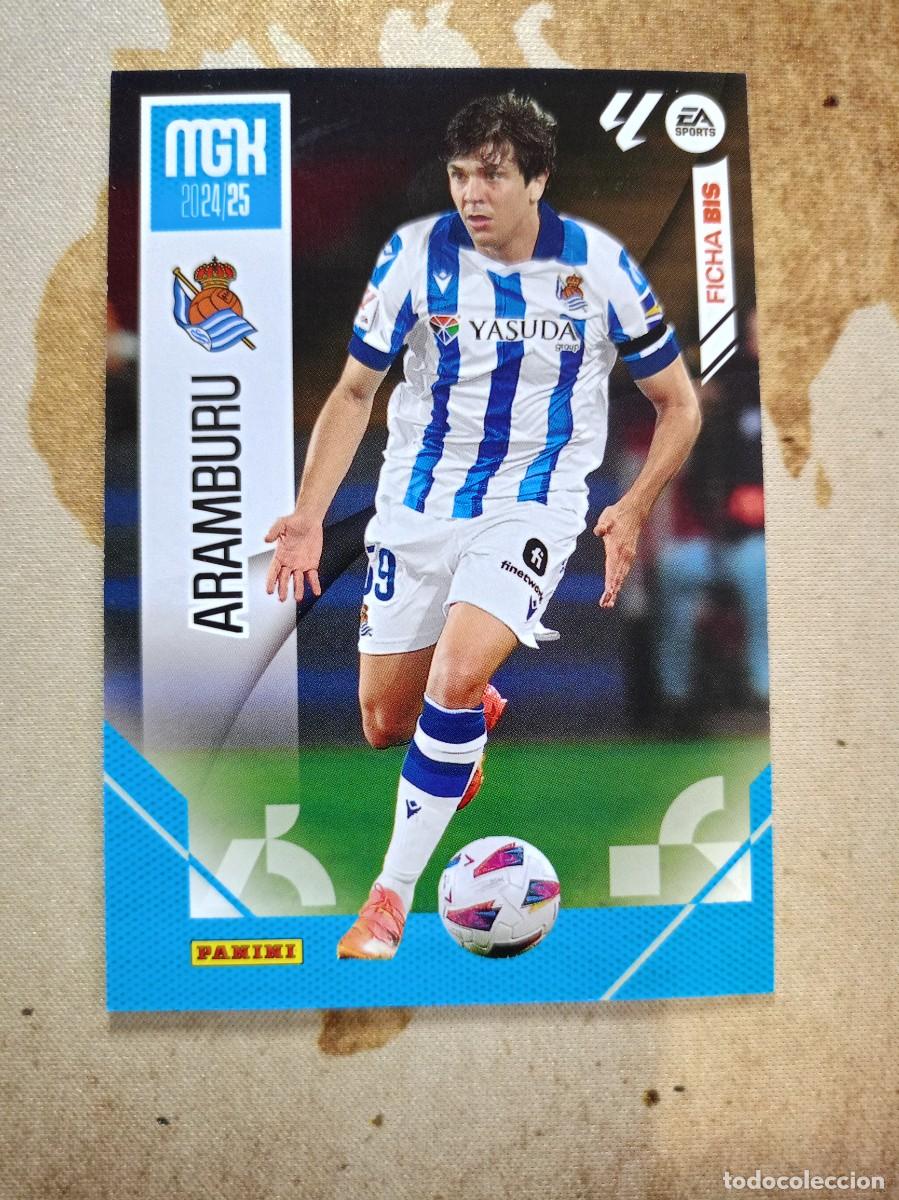 Cromos de F&uacute;tbol: Real Sociedad 292 bis ARAMBURU Megacracks 2024-25
