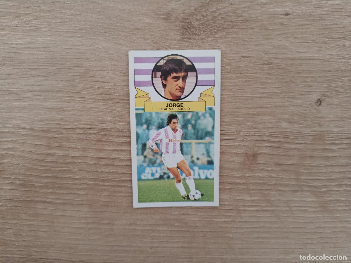 Cromos de Futebol: CROMO DE FUTBOL LIGA ESTE JORGE VALLADOLID SIN PEGAR NUNCA PEGADO 85 86 1985 1986
