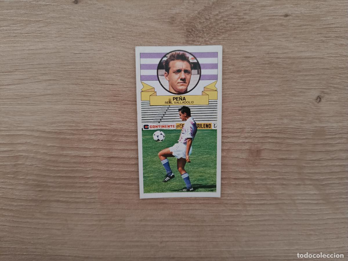 Cromos de F&uacute;tbol: CROMO DE FUTBOL LIGA ESTE PE&Ntilde;A VALLADOLID SIN PEGAR NUNCA PEGADO 85 86 1985 1986