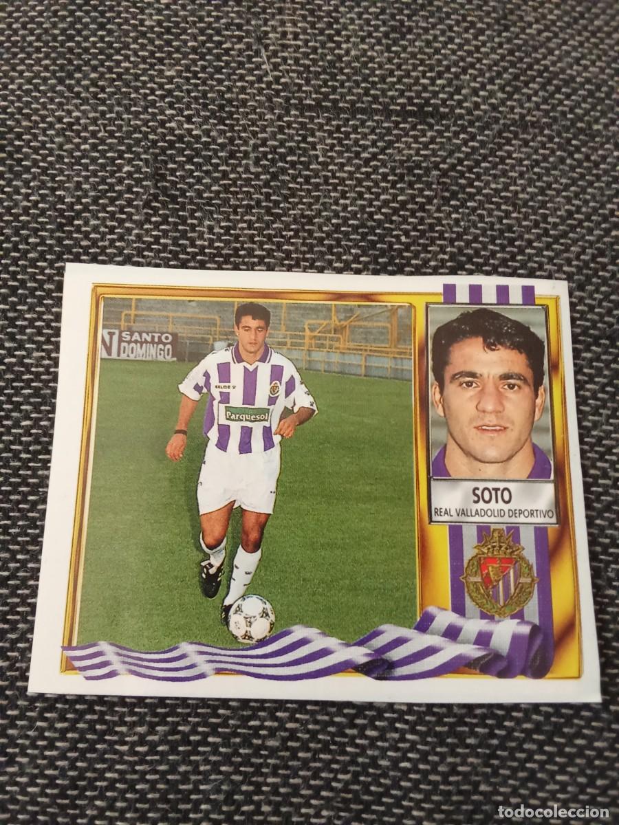 Cromos de F&uacute;tbol: &Uacute;ltimos fichajes 30 soto Valladolid liga 95-96 recortado
