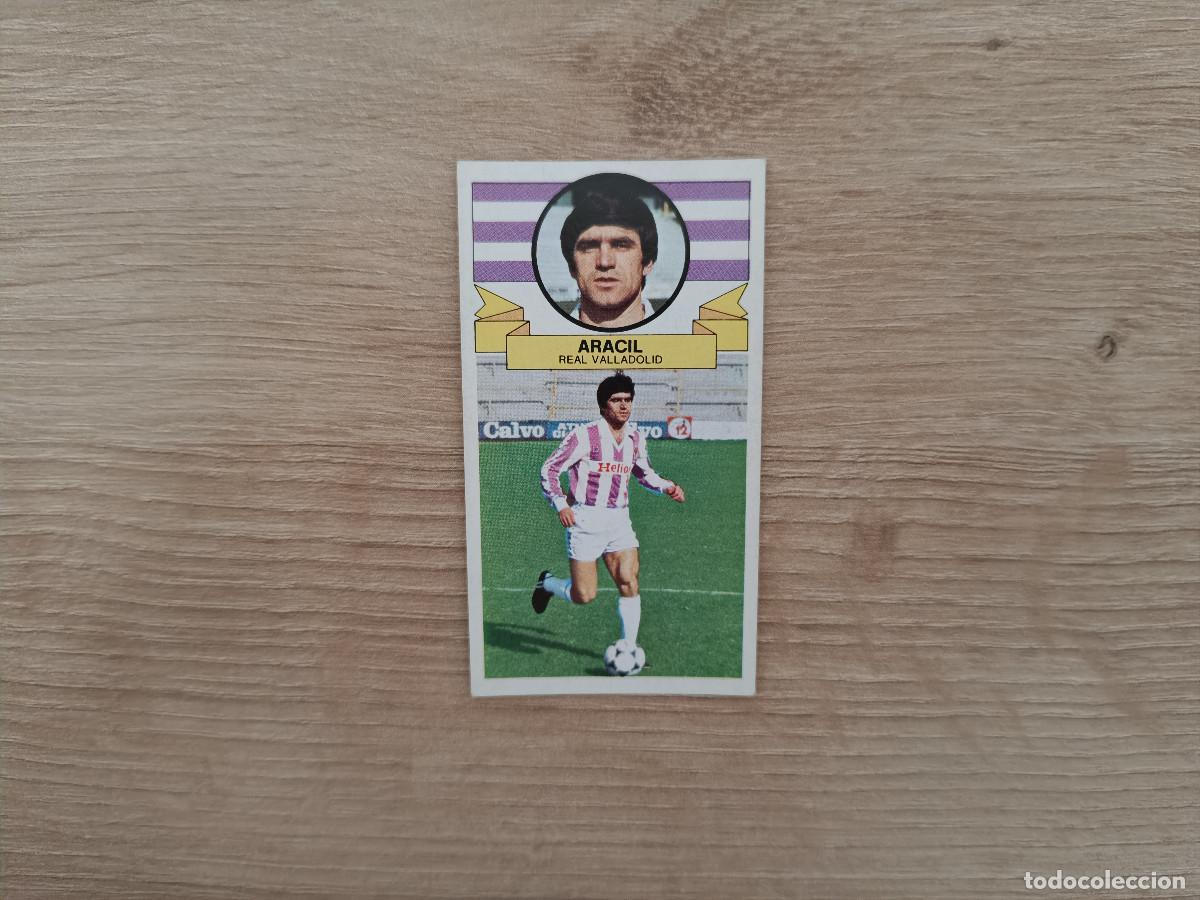 Cromos de F&uacute;tbol: CROMO DE FUTBOL LIGA ESTE ARACIL VALLADOLID SIN PEGAR NUNCA PEGADO 85 86 1985 1986
