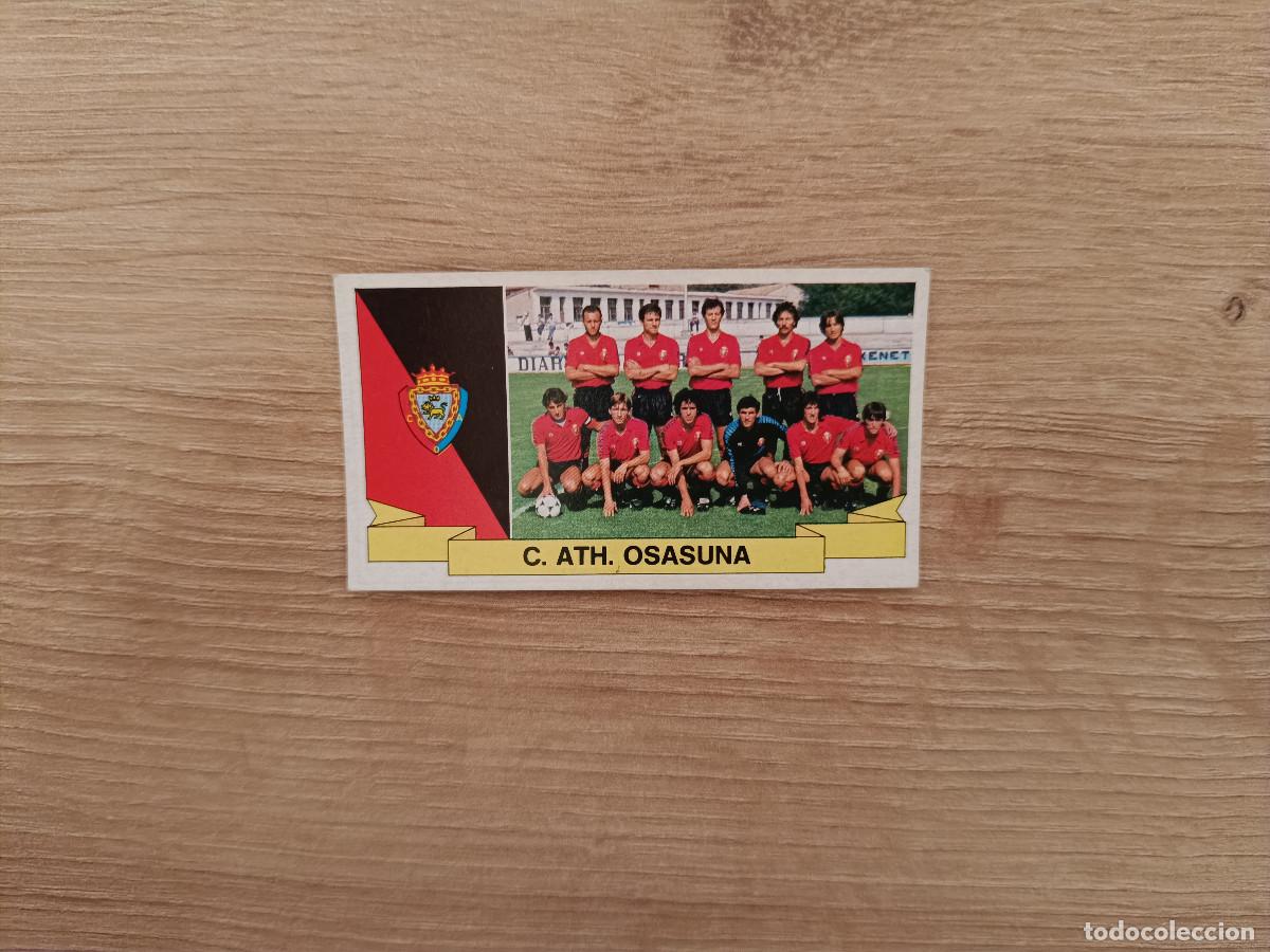 Cromos de F&uacute;tbol: CROMO DE FUTBOL LIGA ESTE ALINEACION OSASUNA SIN PEGAR NUNCA PEGADO 85 86 1985 1986