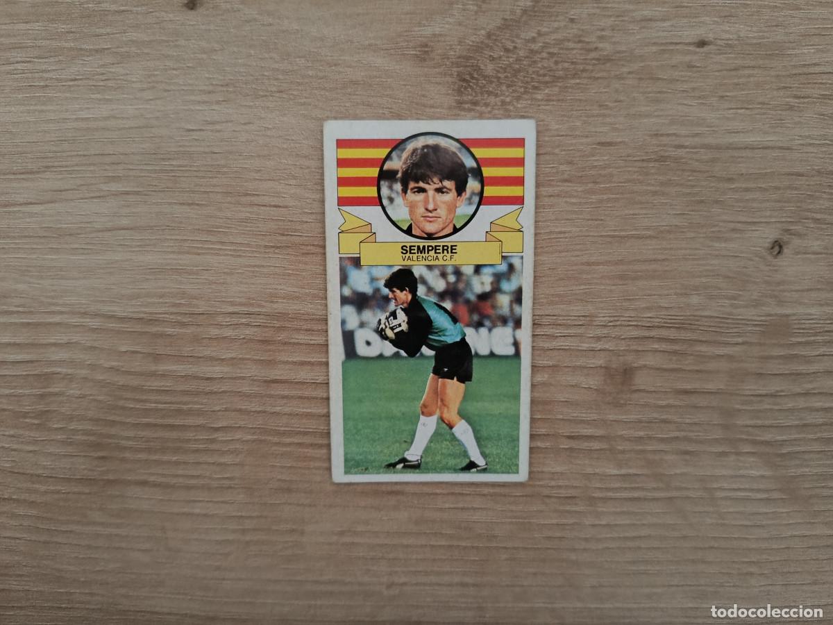Cromos de F&uacute;tbol: CROMO DE FUTBOL LIGA ESTE SEMPERE VALENCIA SIN PEGAR NUNCA PEGADO 85 86 1985 1986