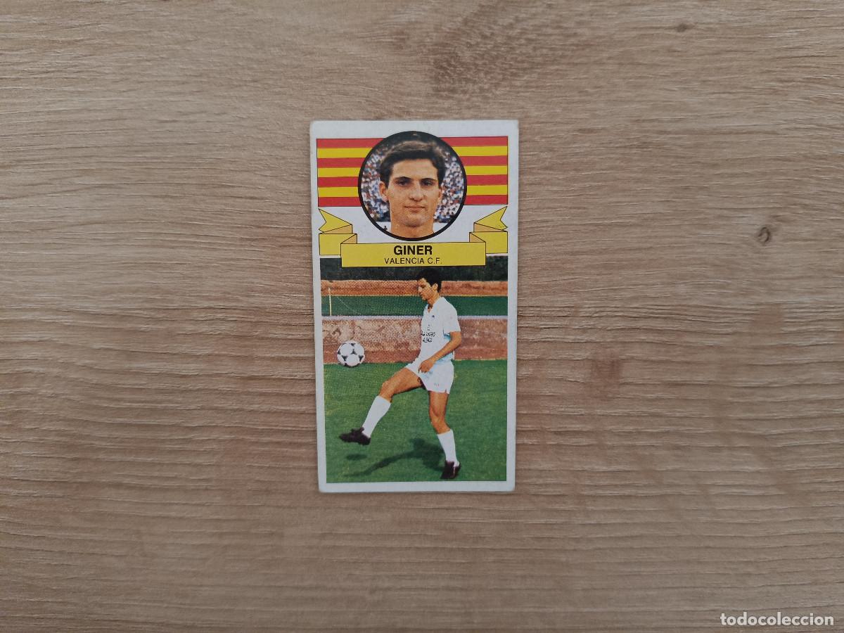 Cromos de F&uacute;tbol: CROMO DE FUTBOL LIGA ESTE GINER VALENCIA SIN PEGAR NUNCA PEGADO 85 86 1985 1986