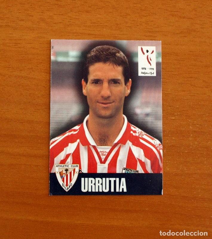 Cromos de Futebol: Athletic de Bilbao -N&ordm; 154 Urrutia - La Ficha -Club Centenario-Panini Sports 1898-1998