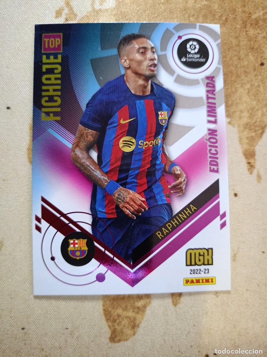 Cromos de Futebol: Fichaje Top Edici&oacute;n Limitada RAPHINHA Megacracks 2022-23