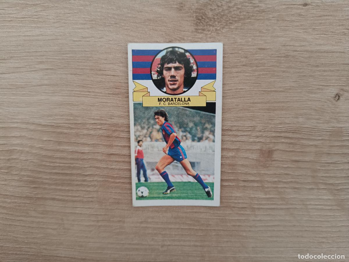 Cromos de Futebol: CROMO DE FUTBOL LIGA ESTE MORATALLA BARCELONA SIN PEGAR NUNCA PEGADO 85 86 1985 1986