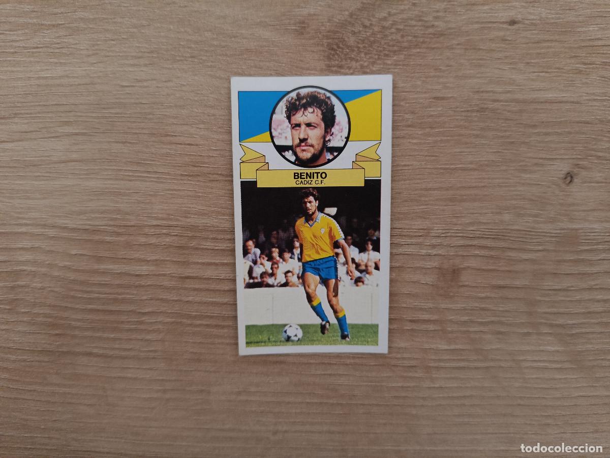 Cromos de Futebol: CROMO DE FUTBOL LIGA ESTE BENITO CADIZ SIN PEGAR NUNCA PEGADO 85 86 1985 1986