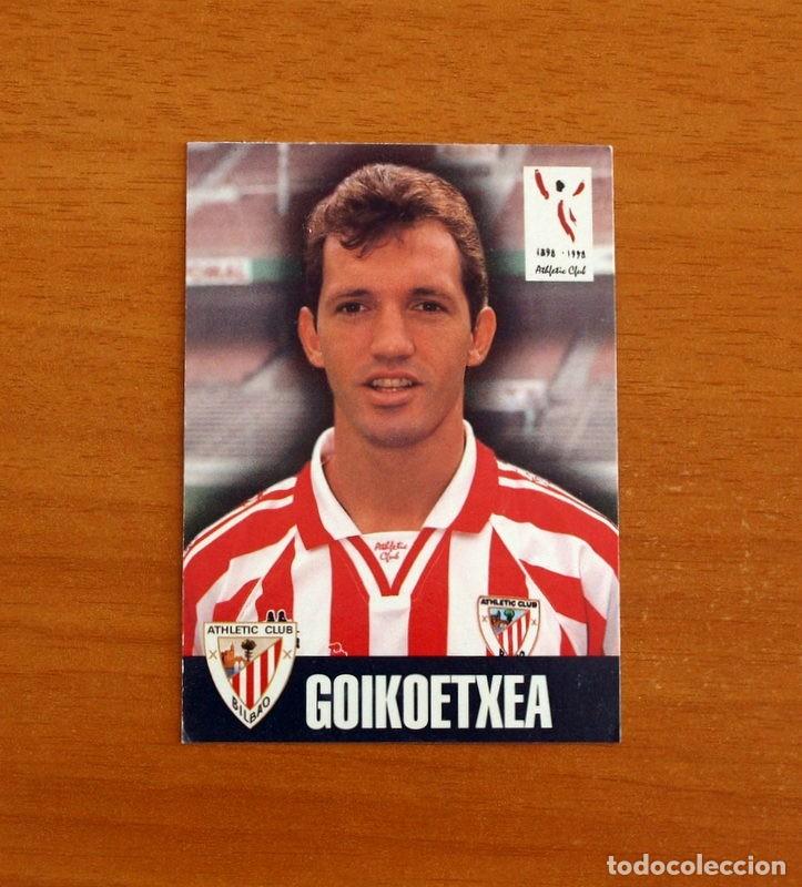 Cromos de Futebol: Athletic de Bilbao -N&ordm; 155 Goikoetxea - La Ficha -Club Centenario-Panini Sports 1898-1998