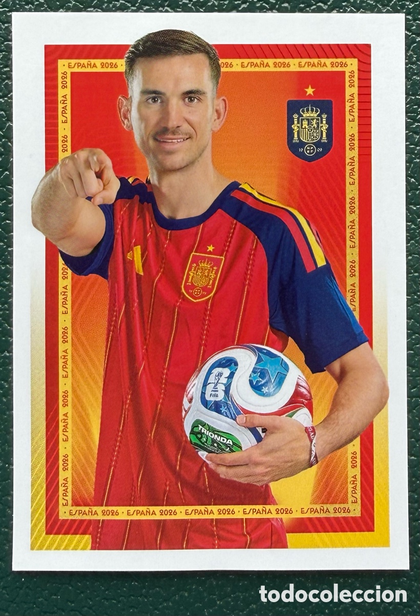 Cromos de Futebol: 35 FABIAN COLECCI&Oacute;N OFICIAL DE LA SELECCI&Oacute;N ESPA&Ntilde;OLA 2026 CARREFOUR PANINI ESPA&Ntilde;A
