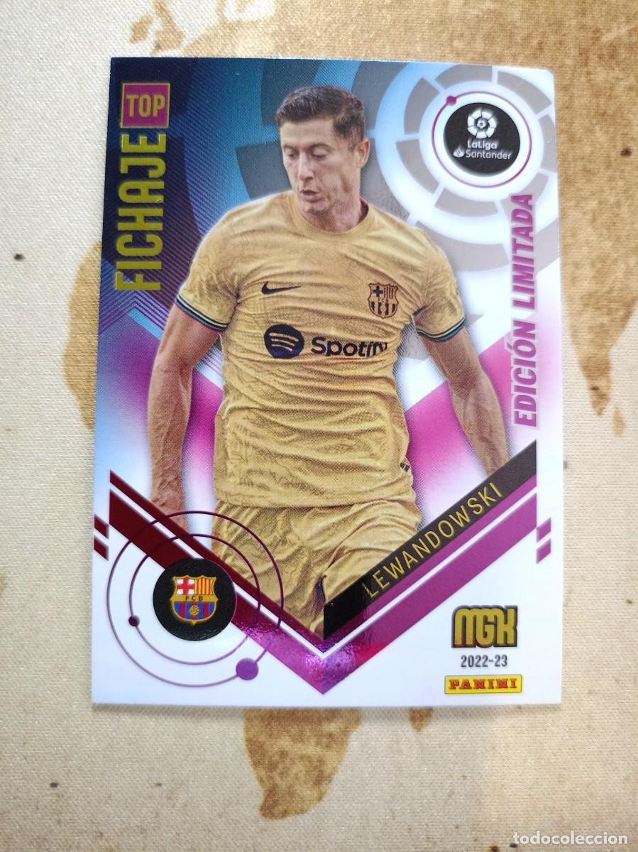 Figurine di Calcio: Fichaje Top Edici&oacute;n Limitada LEWANDOWSKI Megacracks 2022-23