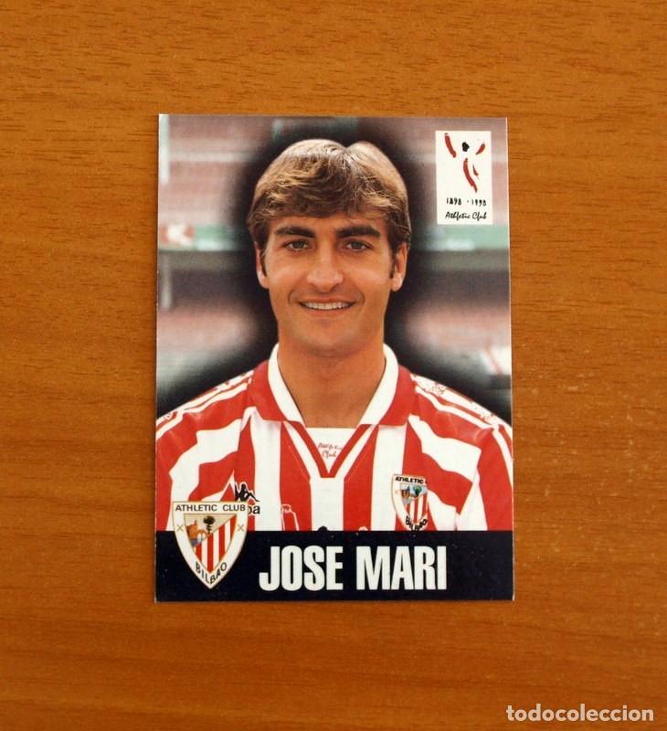 Fu&szlig;ball-Sticker: Athletic de Bilbao -N&ordm; 162 Jos&eacute; Mar&iacute; - La Ficha -Club Centenario-Panini Sports 1898-1998