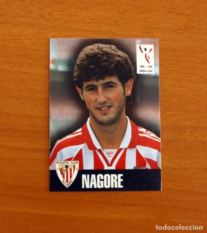 Cromos de F&uacute;tbol: Athletic de Bilbao -N&ordm; 164 Nagore - La Ficha -Club Centenario-Panini Sports 1898-1998
