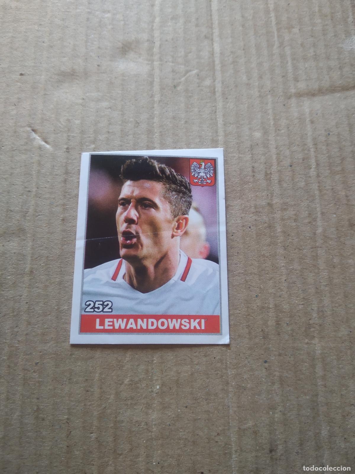 Cromos de F&uacute;tbol: 252 LEWANDOWSKI POLONIA CROMO FUTBOL MUNDIAL 2022 WORLD CUP COPA MUNDO EDITADO EN BRASIL