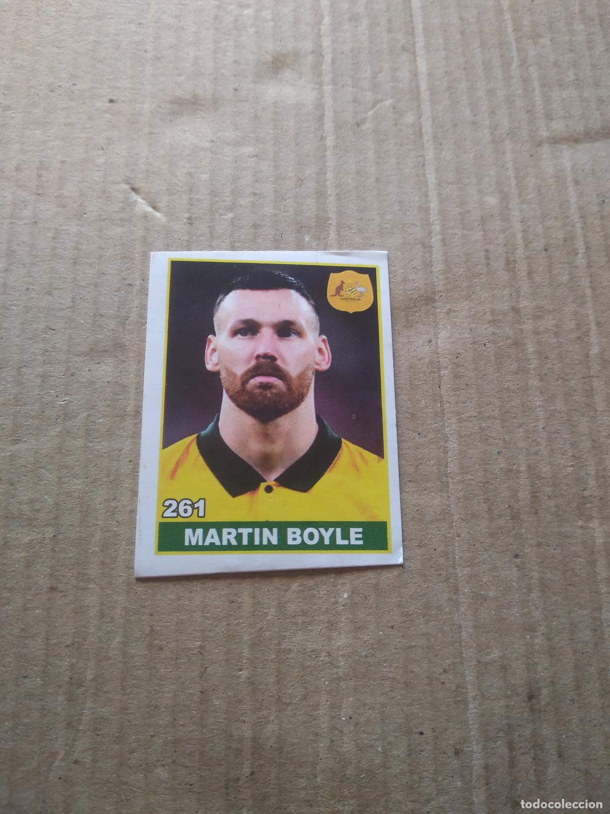 Cromos de F&uacute;tbol: 261 MARTIN BOYLE AUSTRALIA CROMO FUTBOL MUNDIAL 2022 WORLD CUP COPA MUNDO EDITADO EN BRASIL