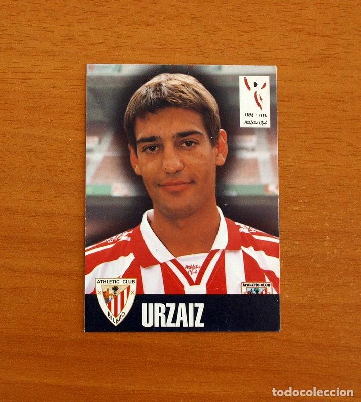 Cromos de f&uacute;tbol: Athletic de Bilbao -N&ordm; 168 Urzaiz - La Ficha -Club Centenario-Panini Sports 1898-1998