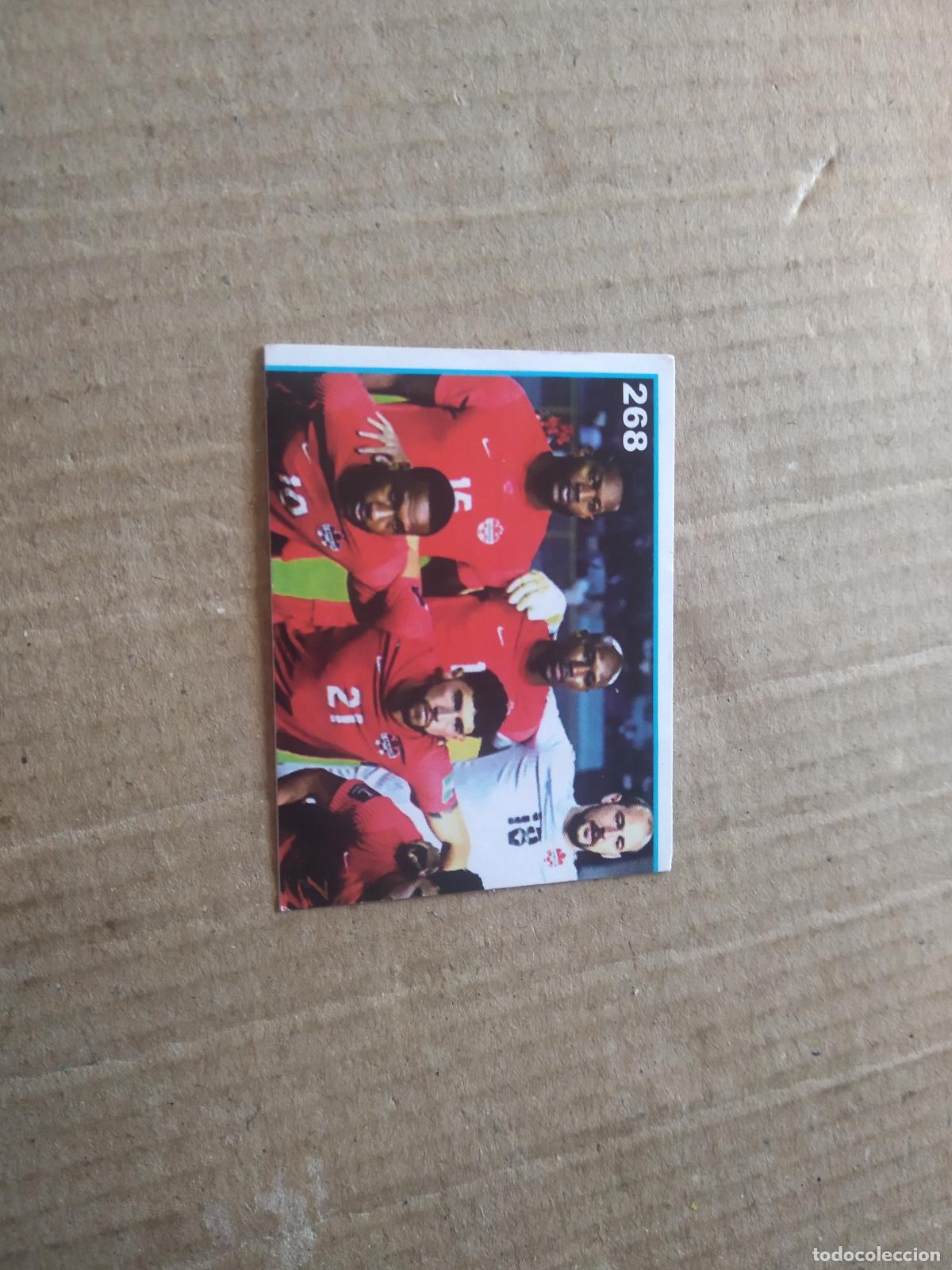 Cromos de f&uacute;tbol: 268 EQUIPO PLANTILLA CANADA CROMO FUTBOL MUNDIAL 2022 WORLD CUP COPA MUNDO EDITADO EN BRASIL