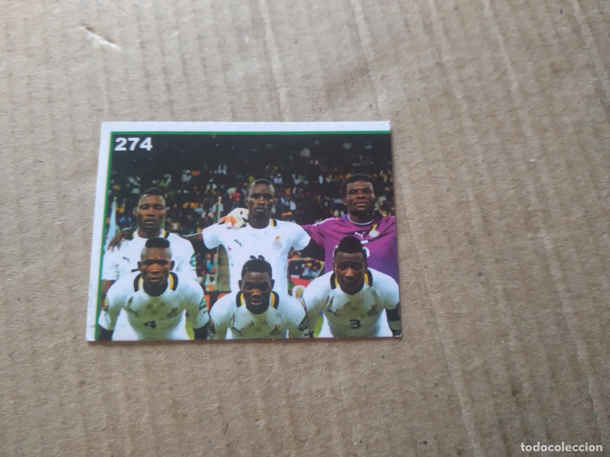 Cromos de f&uacute;tbol: 274 EQUIPO PLANTILLA GHANA CROMO FUTBOL MUNDIAL 2022 WORLD CUP COPA MUNDO EDITADO EN BRASIL