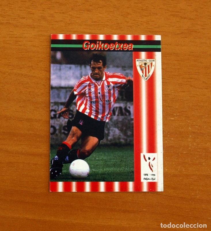 Figurine di Calcio: Athletic de Bilbao -N&ordm; 177 Goikoetxea - Trayectoria -Club Centenario-Panini Sports 1898-1998