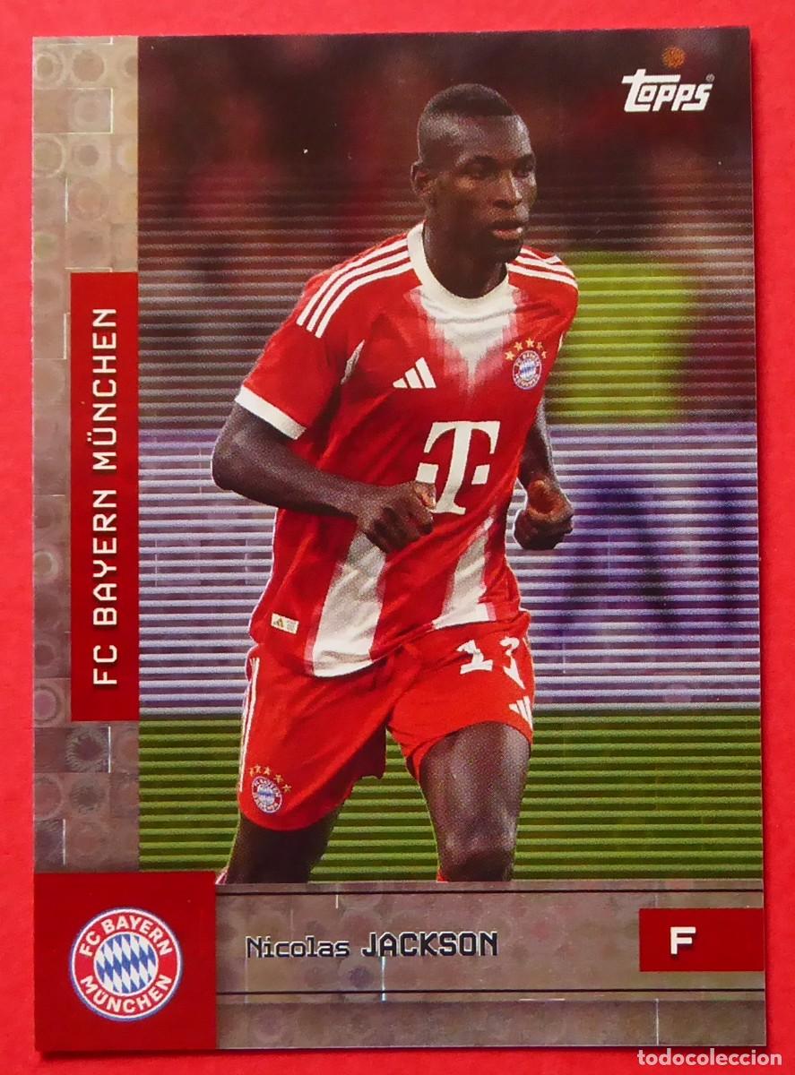 Figurine di Calcio: ▪️ CROMO ▪️ Nicolas JACKSON▪️ Delantero. Bayern Munich.