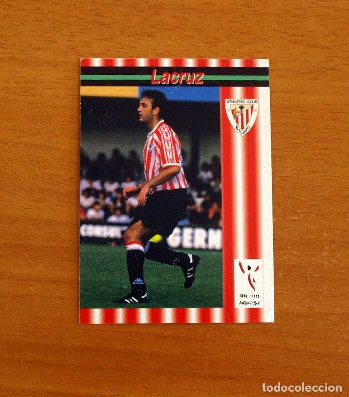 Cromos de F&uacute;tbol: Athletic de Bilbao -N&ordm; 181 Lacruz - Trayectoria -Club Centenario-Panini Sports 1898-1998