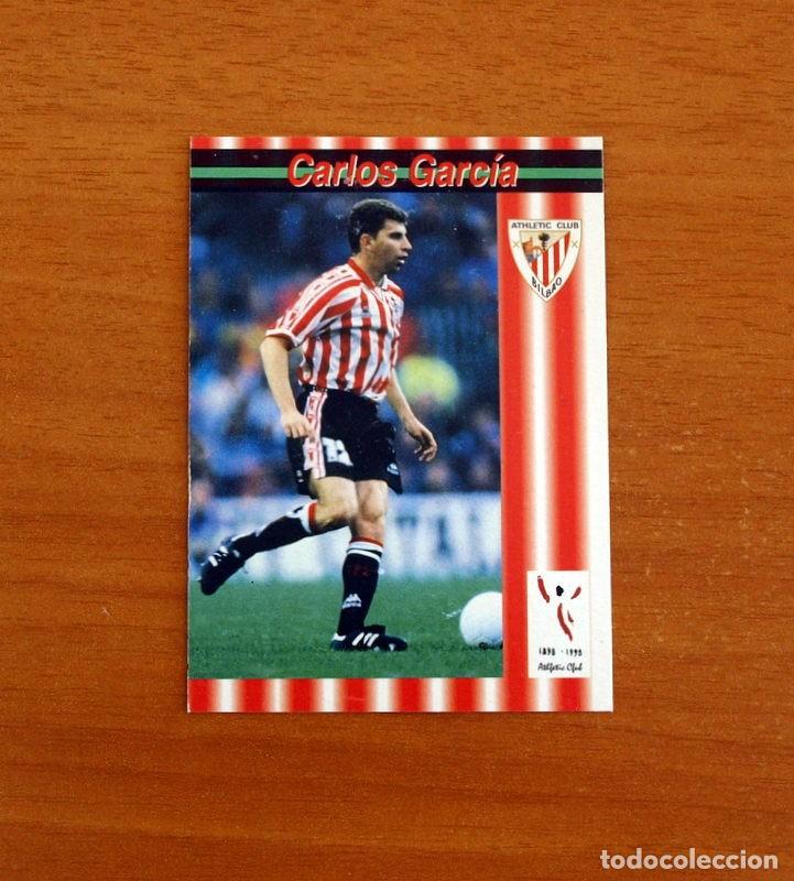 Cromos de F&uacute;tbol: Athletic de Bilbao -N&ordm; 182 Carlos Garc&iacute;a - Trayectoria -Club Centenario-Panini Sports 1898-1998