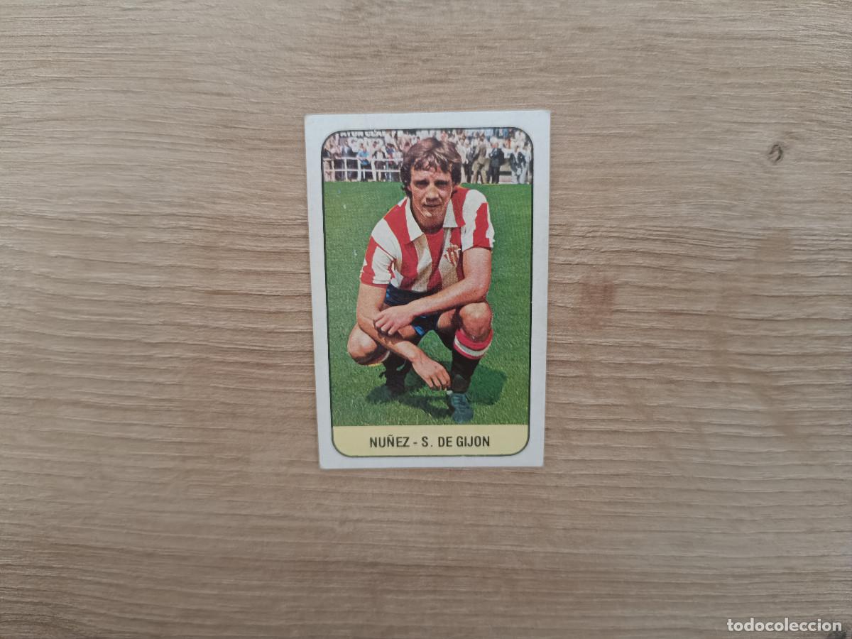 Cromos de F&uacute;tbol: CROMO DE FUTBOL LIGA ESTE NU&Ntilde;EZ SPORTING SIN PEGAR NUNCA PEGADO 78 79 1978 1979