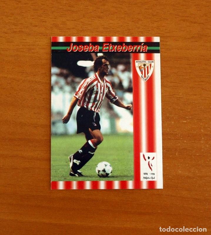 Cromos de F&uacute;tbol: Athletic de Bilbao -N&ordm; 187 Joseba Etxeberr&iacute;a - Trayectoria -Club Centenario-Panini Sports 1898-1998
