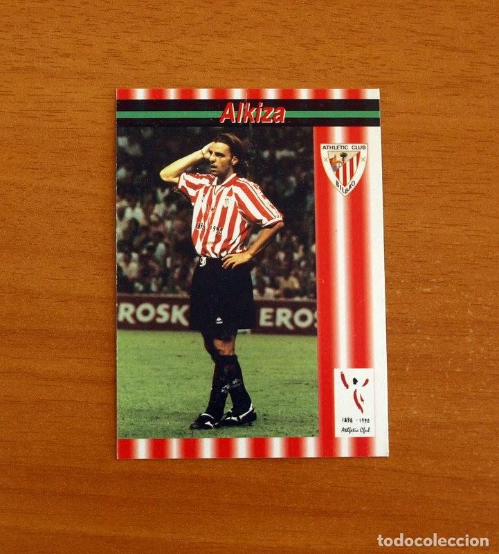 Cromos de F&uacute;tbol: Athletic de Bilbao -N&ordm; 188 Alkiza - Trayectoria -Club Centenario-Panini Sports 1898-1998