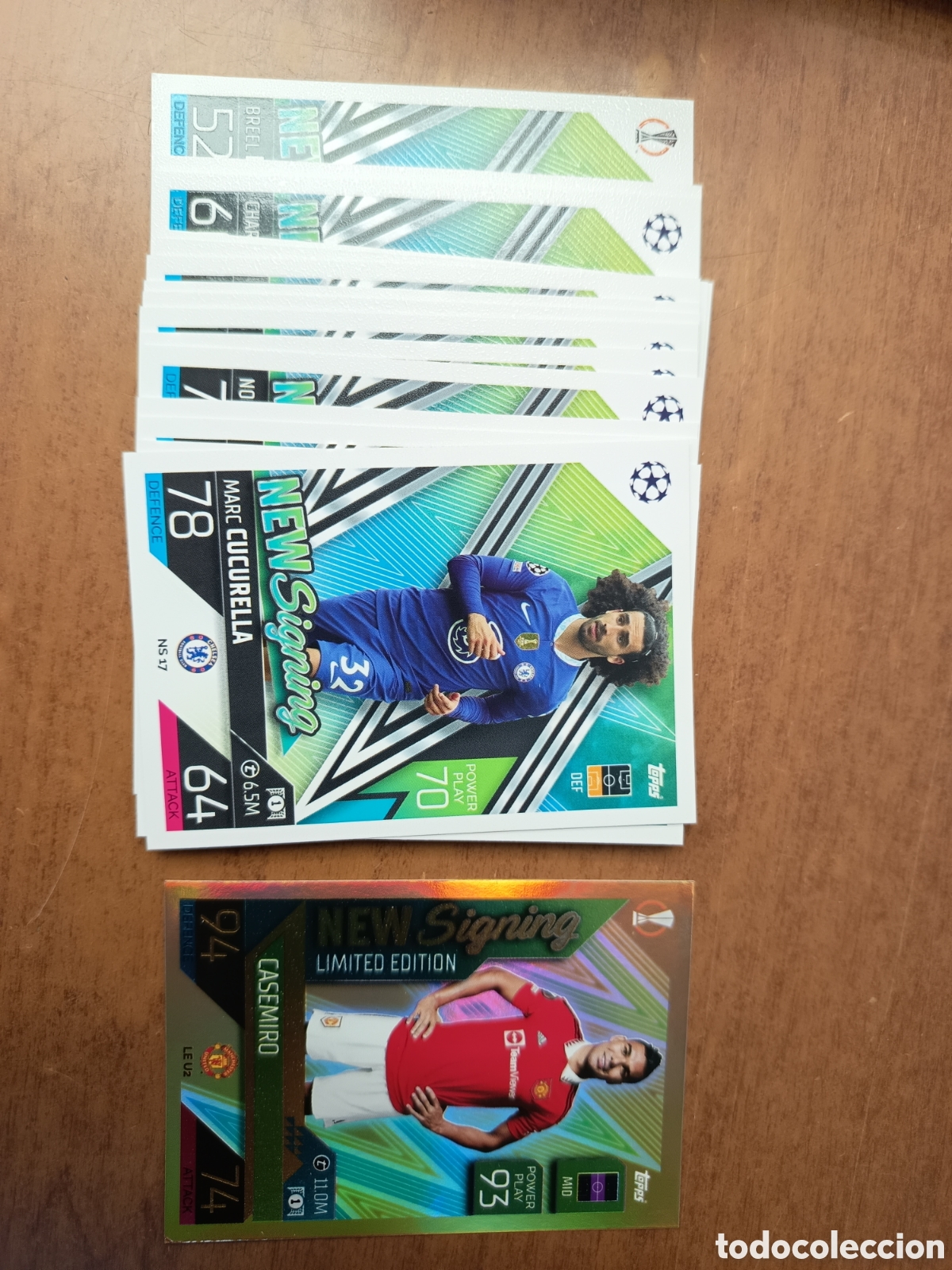 Cromos de F&uacute;tbol: TOPPS MATCH ATTAX 2022 2023 UEFA 22 23 UPDATE 2 NEW SINGING LE U2 CASEMIRO NS17 -NS35