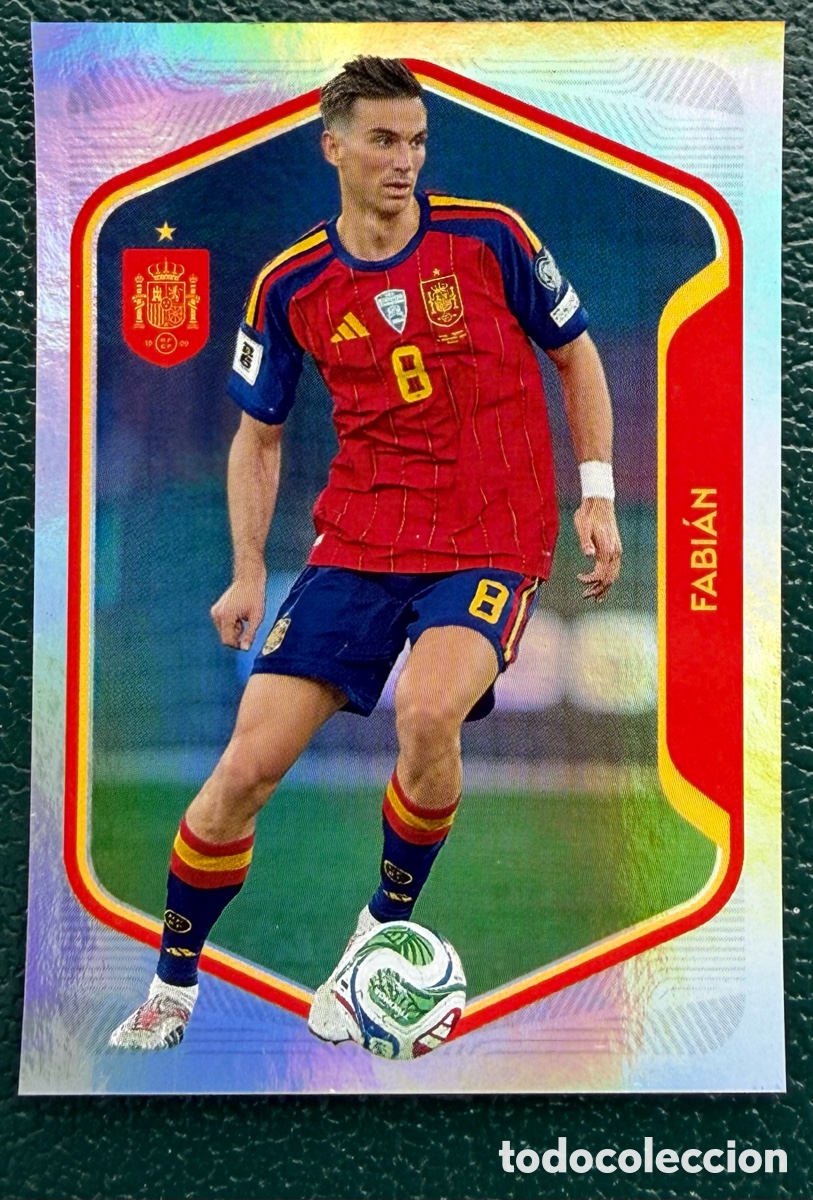 Cromos de f&uacute;tbol: 36 FABIAN COLECCI&Oacute;N OFICIAL DE LA SELECCI&Oacute;N ESPA&Ntilde;OLA 2026 CARREFOUR PANINI ESPA&Ntilde;A