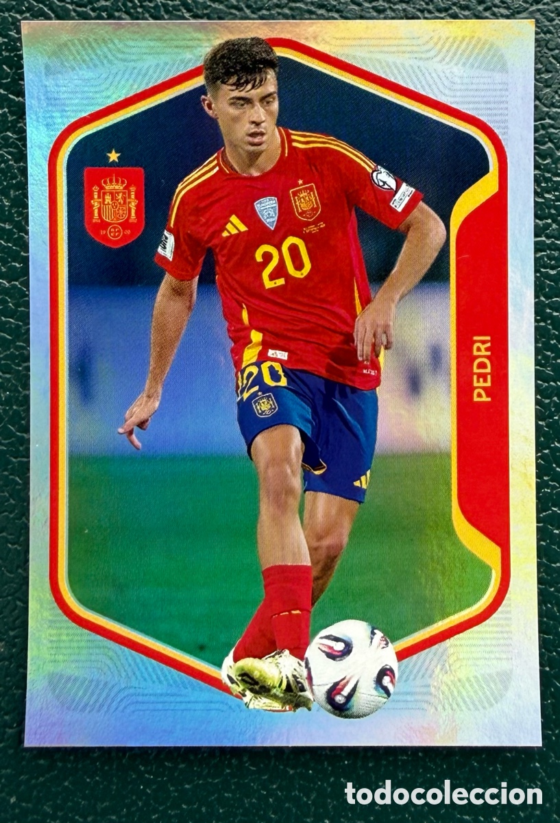 Figurine di Calcio: 38 PEDRI COLECCI&Oacute;N OFICIAL DE LA SELECCI&Oacute;N ESPA&Ntilde;OLA 2026 CARREFOUR PANINI ESPA&Ntilde;A