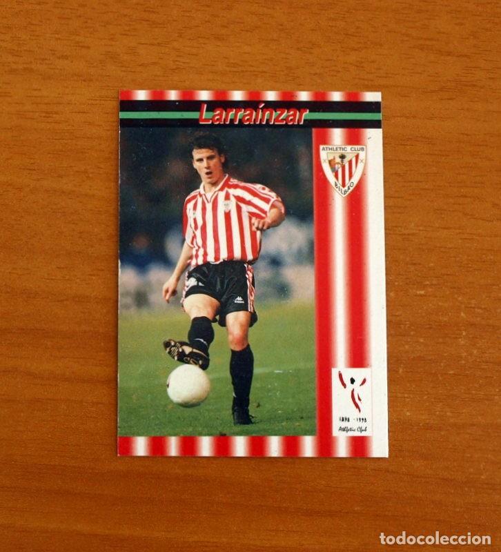 Cromos de F&uacute;tbol: Athletic de Bilbao -N&ordm; 191 Larra&iacute;nzar - Trayectoria -Club Centenario-Panini Sports 1898-1998